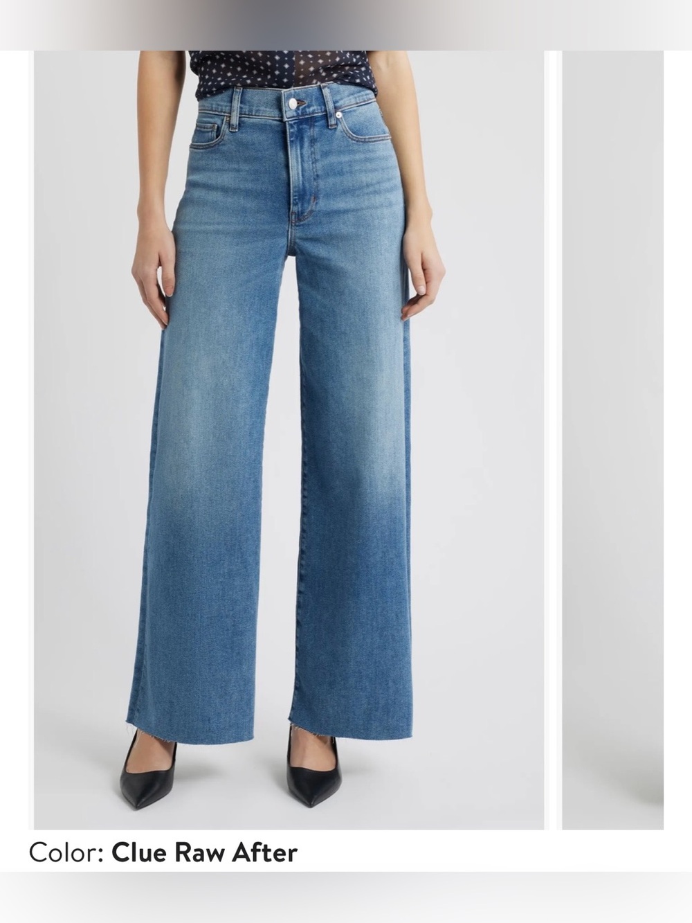 Frame Le Slim Palazzo Clue Raw After 26